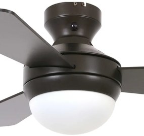 Ventilator de tavan Lucci Air 512311 AIRLIE HUGGER 2xE27/15W/230V lemn/maro + telecomandă