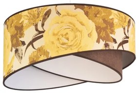 Lustră pe cablu Duolla ROYAL 1xE27/40W/230V d. 50 cm galben