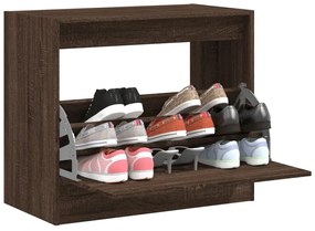 vidaXL Pantofar, stejar maro, 80x42x69 cm, lemn compozit
