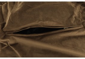 Fotoliu tip sac, material textil gri-maro TAUPE, TRIKALO