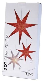 Decorațiune luminoasă Star Trading Dot, Ø 70 cm, roșu