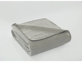 Pătură gri din polar, fleece 130x170 cm Brighton – Mijolnir