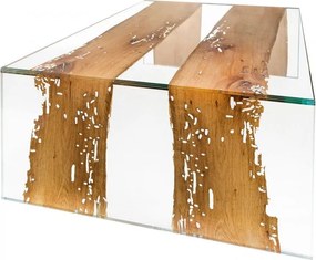 Masuta eleganta, LUX design Glass-Wood VENEZIA 120x80cm 7511780.00