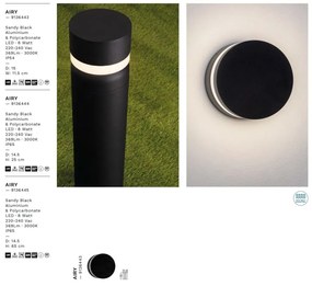 Mini Stalp LED iluminat exterior ambiental IP65 AIRY H-25cm