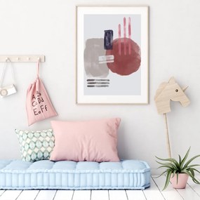 Poster - Abstracție pictată (A4)