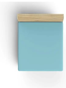 Cearceaf turcoaz din bumbac cu elastic 140x200 cm – Mijolnir