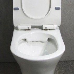 Toaletă compactă monobloc Makalu cu spătar și scaun