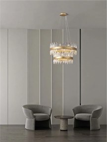 Lustra suspendata eleganta design modern Crown 75cm