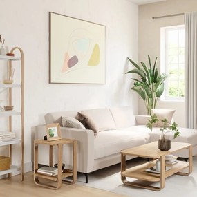 Măsuță auxiliară din lemn masiv de eucalipt 38x42 cm Bellwood – Umbra