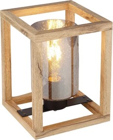 Veioza, lampa de masa design modern PETTEY lemn 15497T GL
