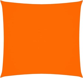 vidaXL Pânză parasolar, portocaliu, 6x6 m, țesătură oxford, pătrat