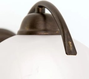 Orion - Lampă de perete RULA 1xE27/40W/230V alb/bronz