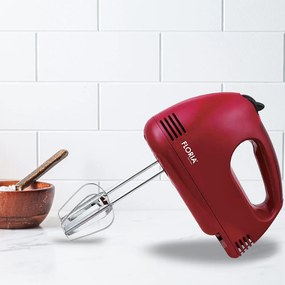 MIXER DE MANA FLORIA ZLN-7567, 7 VITEZE, 100W, ROSU