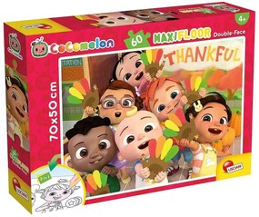 PUZZLE DE COLORAT MAXI - COCOMELON SI PRIETENII (60 PIESE) - LISCIANI (L91089)