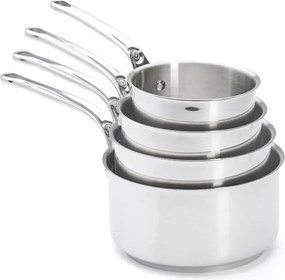 De Buyer 3410.04 - Set de cratițe MILADY, 4 piese, din oțel inoxidabil
