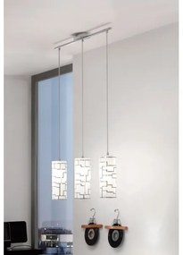 Lustră pe cablu BAYMAN 3xE27/60W/230V Eglo 92563