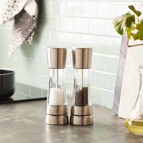 Cole&Mason DERWENT set 2 râșnițe sare și piper, 19 cm, crom lucios