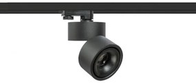 Spot LED directionabil pe sina Costa TRACK 3Line 12W 4000K negru