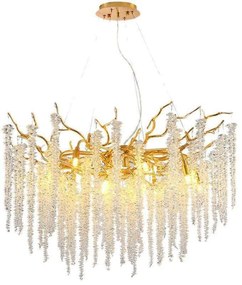 Candelabru led Cristal, Elit's, Evea S Gold, 80 cm