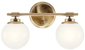 Aplică LED pentru baie Kichler KL-BENNO2-CPZ BENNO 2xG9/3W/230V IP44 alamă