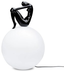 Lampa de podea decorativa cu design original Woman 35 negru