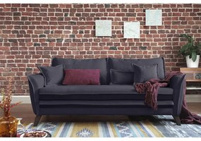 Canapea Miuform Charming Charlie, gri antracit