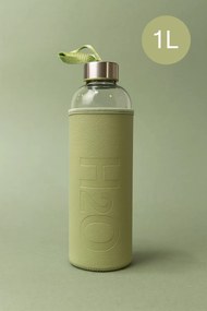 Sticlă F40130 sticlă 6 x 6 x 26 cm Verde P14A