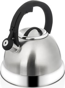Ceainic cu fluier Zilan ZLN1306 din otel inoxidabil, Compatibil gaz, electric inductie, Capacitate 3.5L