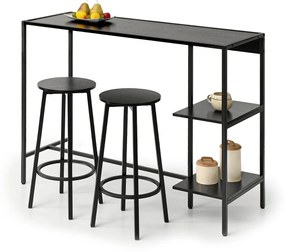 Scaun Everet (lemn negru + negru). 1111869