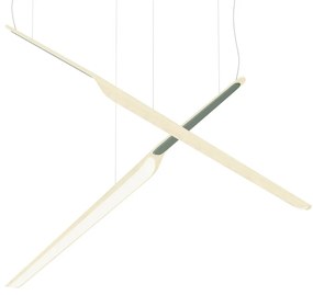 Lampă suspendată Swan Wing 1130 mm, reglabilă, mai multe variante - TUNTO Model: mesteacăn, Capac: placaj presat, culoare verde