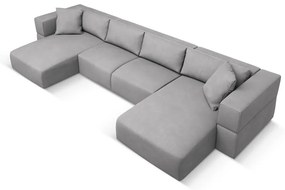 Colțar gri deschis (în formă de "U") Esther – Milo Casa