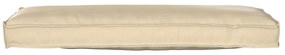 vidaXL Pernă pentru bancă din paleți Bej 120 x 40 x 8 cm Tafeta Oxford