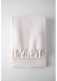 Pled din amestec de bumbac Euromant Basics, 140 x 180 cm, crem