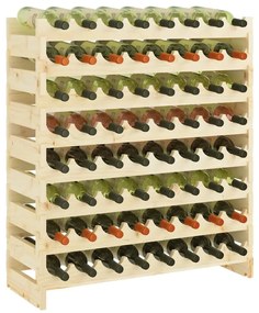 Suport de vinuri, 83x29x90 cm, lemn masiv de pin