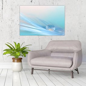 Tablou - Picătură albastră (90x60 cm)