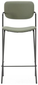 Scaune de bar kaki 2 buc. (înălțime șezut 68 cm) Maika – Marckeric