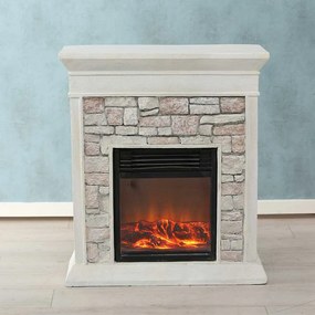 SEMINEU ELECTRIC BASKO, 68X29X79 CM, 1800 W, METAL, ALB