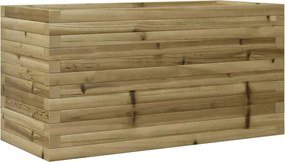 vidaXL Jardinieră de grădină, 90x40x46 cm, lemn de pin impregnat