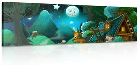 Tablou pădure din povești