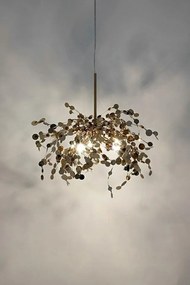 Lustra moderna design deosebit Monede 1 crom