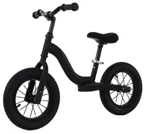 Bicicleta pedagogica fara pedale pentru copii NOVOKIDS™ Splend'Or Balance Bike 120, Cu roti gonflabile din cauciuc de 12" inch, 1-5 ani, Maxim 30 kg,