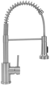 REA-B0417 - Baterie pentru chiuvetă COLIN, cu pulverizator extractibil, 42,5 cm, finisaj nichel