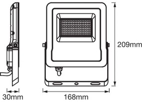 Ledvance - Proiector LED RGB SMART + FLOOD LED/30W/230V IP65 Wi-Fi