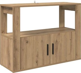 vidaXL Bufet stejar artizanal 80 x 30 x 60 cm Lemn compozit