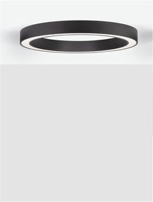 Lustra LED aplicata design modern OPAL 60W negru