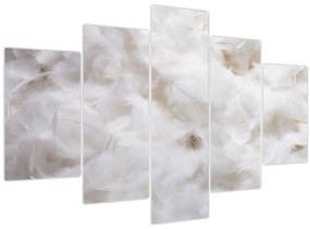 Tablou - Pene albe (150x105 cm)