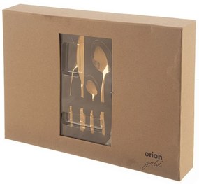 Tacâmuri aurii din oțel inoxidabil 24 buc. Gold – Orion