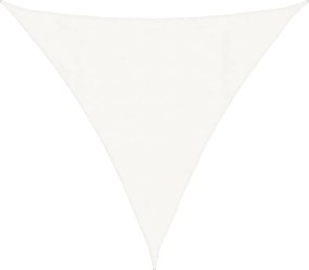 vidaXL Pânză parasolar, alb, 4,5x4,5x4,5 m, HDPE, 160 g/m²