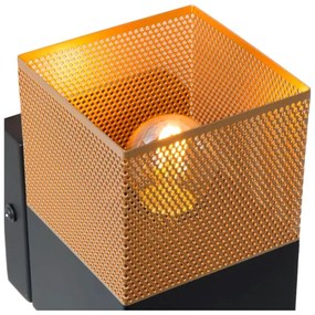 Aplică Lucide 21223/01/02 RENATE 1xE27/40W/230V auriu/negru