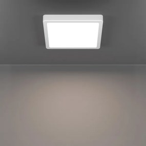 Eglo 901378 - Plafonieră LED RGBW reglabilă cu sticlă fumurie FUEVA-Z LED/10,5W/230V 22x22cm IP44 alb